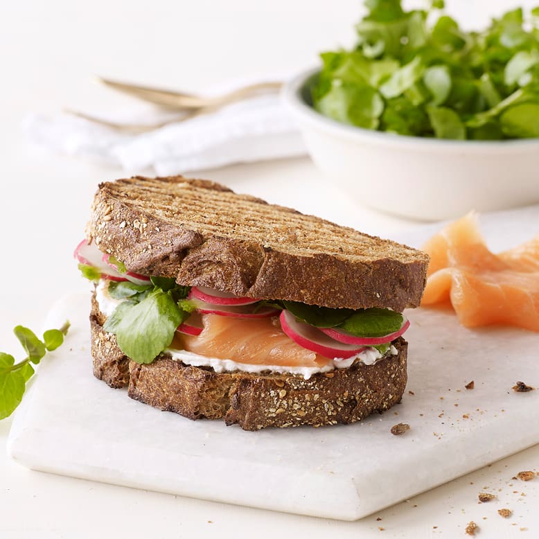 Grilled Boursin croque