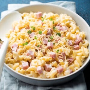 Coquillettes au jambon